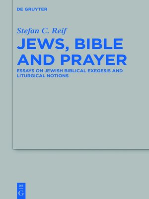 cover image of Jews, Bible and Prayer